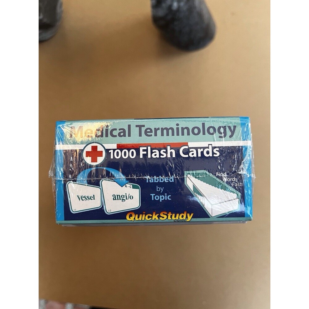 Medical Terminology Flash Cards 1000 - Cards, by Linton Corinne - New Sealed - Picture 3 of 3